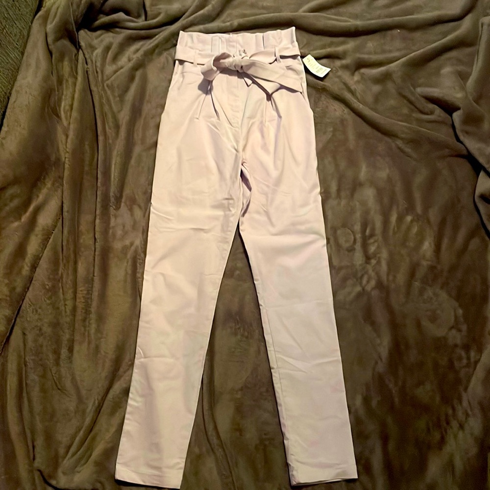 High waisted Lilac pants